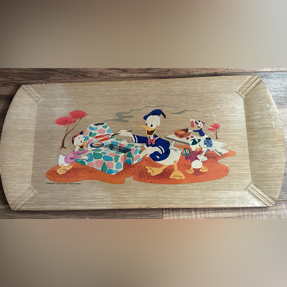 Vintage Hasko Disney Wooden Trays (2)
